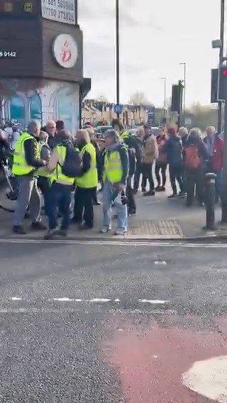 There is no stopping @LightninLex who refuses to back down. We told them we will be at every one of these Sheffield #JewHunts until @syptweet do their job and get fascism and anti-Semitism off our streets.