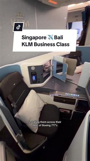 KLM Business Class Experience: Singapore to Bali