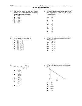 Ultimate Guide to ACT 2 Math Level 1: Topics, Strategies & Practice Tips - Alefredo Books & Past Papers