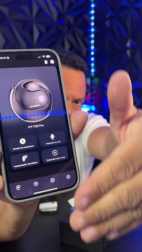 Al Hyundai HY T26 Pro Open Free Wireless Bluetooth Headphone For Listening To Music & Calling, Support 75 Languages Bluetooth Translation & Meeting Summary Earphones#TikTokShopBlackFriday #TikTokShopCyberMonday