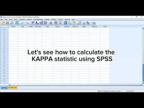 Interrater reliability test using KAPPA statistic with SPSS ✅💯