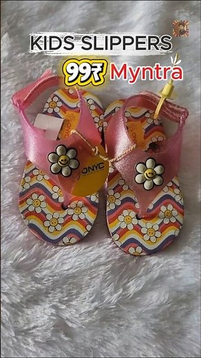 Onyc Kids Slippers 👣 | Cute & Comfortable Footwear from Myntra | Kids Fashion Haul 2025