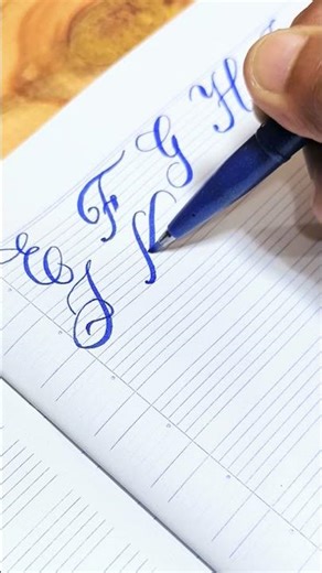 Letter "K" Calligraphy Tutorial ✍️ | Aesthetic Lettering #Writing