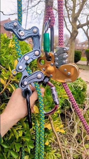 Rope Runner Pro + ZigZag Plus | Side by side look #zigzag #petzl #notch #roperunner #rope #climbing