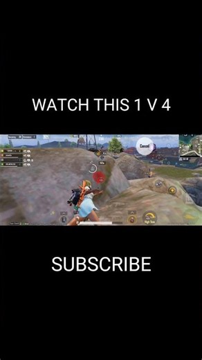 BGMI SHORTS//WATCH THIS 1 V 4// pubgmobile