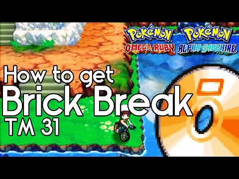 How to Get Brick Break – TM 31 – Pokemon Omega Ruby and Alpha Sapphire – Pokemon ORAS How To How to