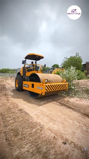 REINFORCE | Road Roller in Action💪 | Road Construction Work Explained . . . #RoadRoller #RoadConstruction #CivilEngineering #Compaction... | Instagram