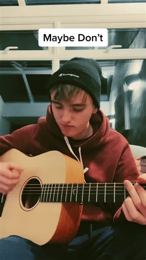 Tonight’s cover is #maybedont by @maisiehpeters and @jpsaxe #fyp #suffolk #guitar #cover #musician #acoustic #vibes #chill