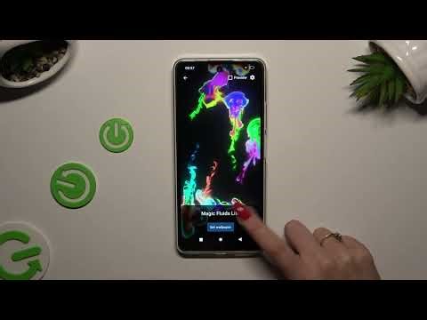 How To Download and Apply Live Wallpaper Magic Fluids Free In FreeYond M6