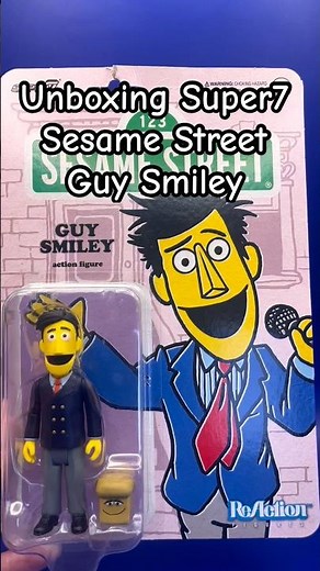 Unboxing Super7 Sesame Street Guy Smiley #nostalgiacore #super7 #toyshorts