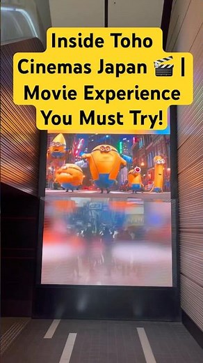 Inside Toho Cinemas Japan 🎬 | Movie Experience You Must Try! #shorts #ytshorts #toho #shinjuku #yt