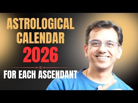 Astrological Calendar 2026 Transit for every Ascendant