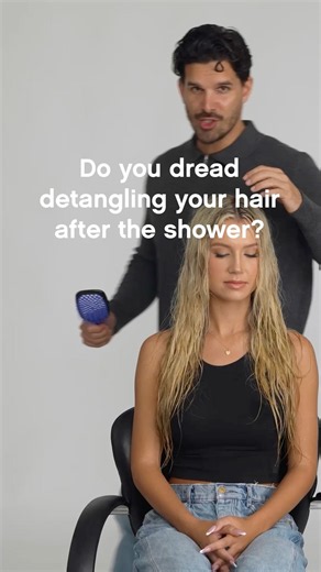 Dread detangling your hair after the shower?