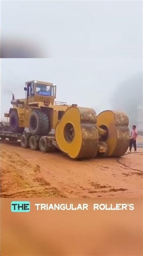 Unusual three-sided rollers are better than cylindrical drum rollers? #interestingfacts