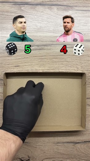 Lionel Messi vs Cristiano Ronaldo #dice #battle #dicebattle #shorts