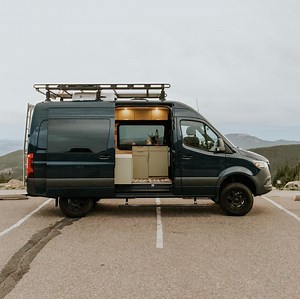 This Sprinter Van Was Transformed Into a Cozy Tiny Home on Wheels