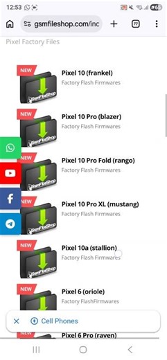 Google pixel Factory Firmware Files