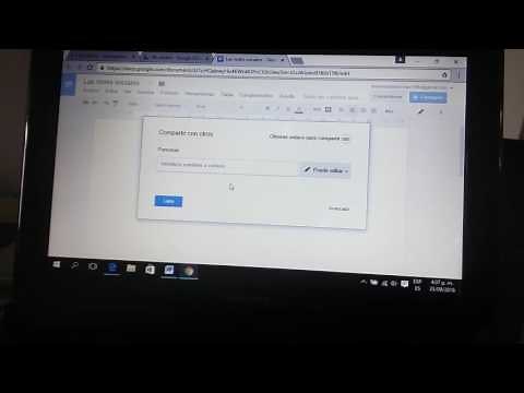 COMO CREAR UN DOCUMENTO COMPARTIDO A TRAVÉS DE GMAIL