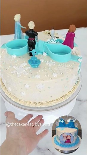 Frozen Theme Birthday Cake