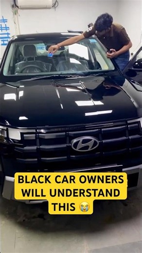 Black Cars Look Amazing… Until This Happens 😅 | Hyundai Creta Ceramic Coating