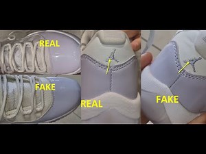 Jordan 11 retro real vs fake. How to spot fake Jordan 11 sneakers