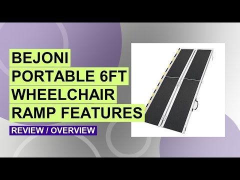 BEJONI Portable Wheelchair Ramp 6FT Review – Safe & Convenient Accessibility Solution
