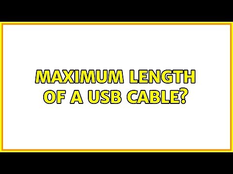 Maximum length of a USB Cable? (4 Solutions!!)