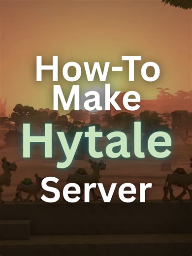 Want to play Hytale with your friends? In this short, we show you how to create your own Hytale server in just a few simple steps. Whether you want to run a private SMP, test mods, or build a community, this will get you started fast. If you support what we do, use Hytale Creator Code: THG in the Hytale store. It directly supports our team and helps us keep making Hytale content. Written Guide: https://support.hytale.com/hc/en-us/articles/45326769420827-Hytale-Server-Manual Like and follow for m
