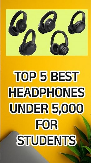 Top 5 Headphones for Students in 2025 | Best Budget & ANC Options #bestheadphones #wirelessheadphone