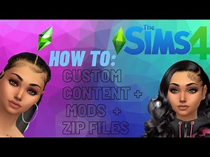 Adding MODS from Tumblr, Zip Files, and CC to the Sims 4