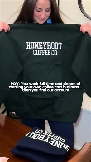 POV: you finally decided to take the leap and start the coffee cart business you’ve been dreaming of ✨💞⚡️☕️🫶🏼🍯 #coffeecart #espressobar #mobilecoffee #catering #fyp
