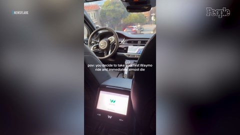 Waymo passenger has terrifying near-miss after self-driving car suddenly swerves toward traffic