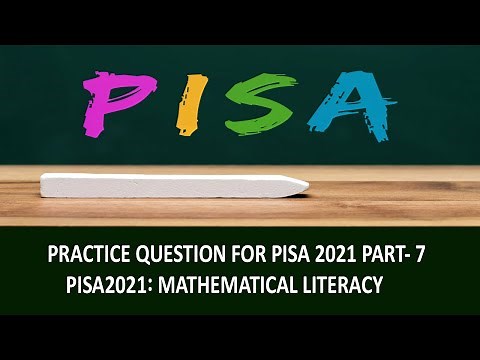 Practice Question for PISA 2021 Part-7 Mathematical Literacy