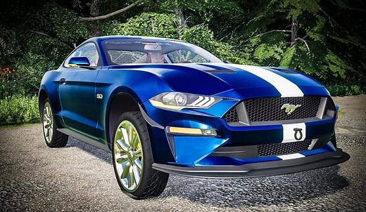 MUSTANG GT 2018 V1.0 - FS19 mod - FS19.net