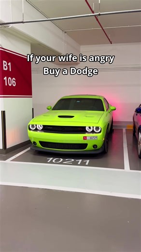 ‏Word of wisdom 💚😂 #dodge #challenger #dodgechallenger #carguy #srt