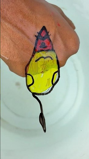 How to draw rat wonderful on hand #shotrs