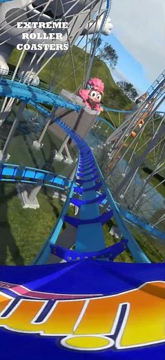 Bluey 360° Roller Coaster… Hold On! #Shorts
