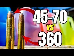 45-70 vs 360 Buckhammer: Never Would've Guessed