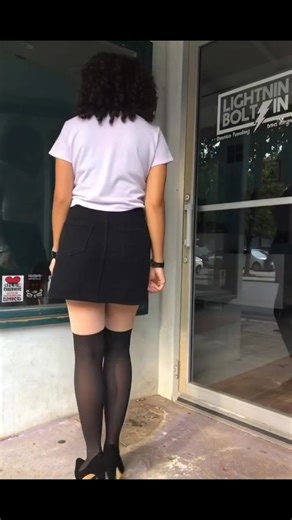 Trinity in high heels and #halloween🎃 tights🔥#halloweenvibes2025 #Halloween #halloweenvibes | Wonderful World of Hosiery. Pantyhose, Tights, and Stockings.