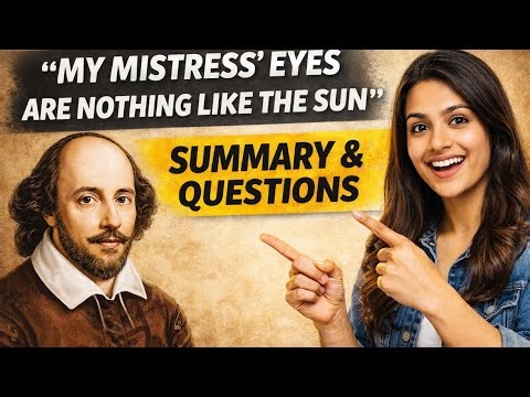 William Shakespeare Poem Summary & Important Questions | Exam Preparation