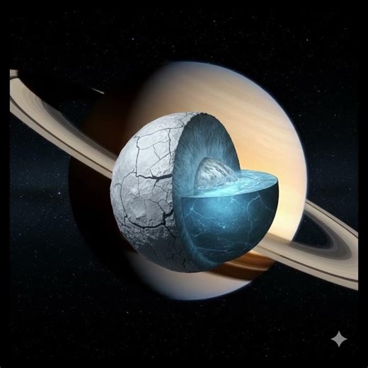 Enceladus Deep Space Ambience - 3.5 Hours Sleep Sounds | Space Ambient Music