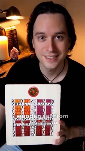 Enochian tablets set of four hand painted on wood