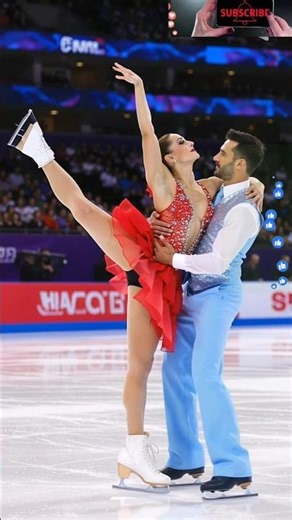 💃氷上の情熱🔥ペアスケートの完璧な瞬間！✨ #フィギュアスケート #IceDance