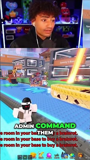 Admin Commands Cause Roblox Chaos #shorts