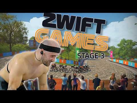 ZWIFT GAMES Stage 3 'Cobbled Crown' in ZRS 570-725 Category