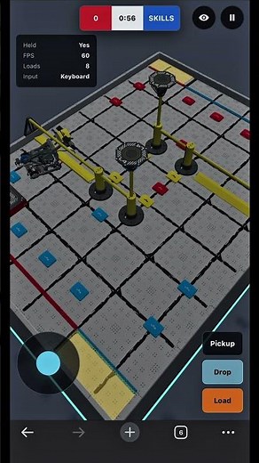 It runs on your phone 📱 VEX IQ Level Up Simulator — final test (out next week!)