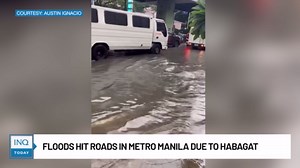 Floods hit roads in Metro Manila due to Habagat | INQToday