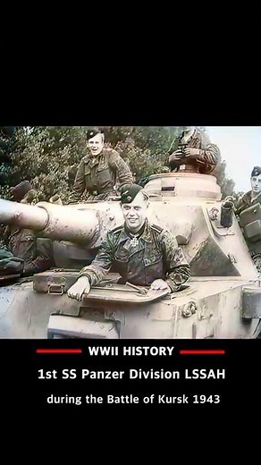 German 1st SS Panzer Division LSSAH during the Battle of Kursk, World War II #ww2 #military #history