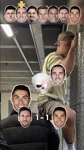 Maguire VS Griezmann VS Vitinha VS De Jong VS Mbappe VS Messi VS Ronaldo