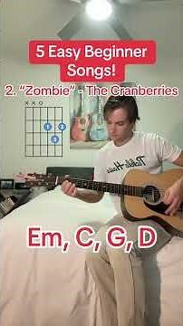 5 Easy Beginner Songs - No Capo! No Barre Chords! #tiktok #guitartok #musiciansoftiktok #fyp #foryou